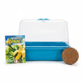 Indoor banana growing kit with sprouter terrarium and seeds
