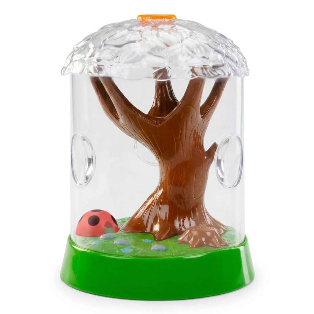 Kids' ladybug garden habitat with magnifying dome